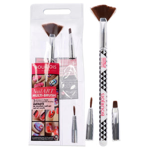Bourjois Multi-Brush 3 Piece Nail Art Set For Women