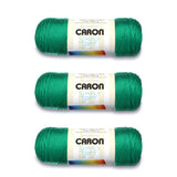 Caron Simply Soft Kelly Green Yarn - 3 Pack of 170g/6oz - Acrylic - 4 Medium (Worsted) - 315 Yards - Knitting/Crochet