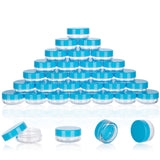 3 Gram Sample Containers with Lids, 100 Count Tiny Sample Jars, Empty Lip Balm Containers, Mini Cosmetic Containers with Lids, M