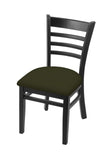 Holland Bar Stool Co. 3140 18 Chair with Black Finish and Canter Pine Seat