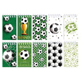 Enakshi 10 Pieces Soccer Mini Notebook School Supply Soccer Spiral Notebook Portable Football Diary For Students, Kids, Travel, 