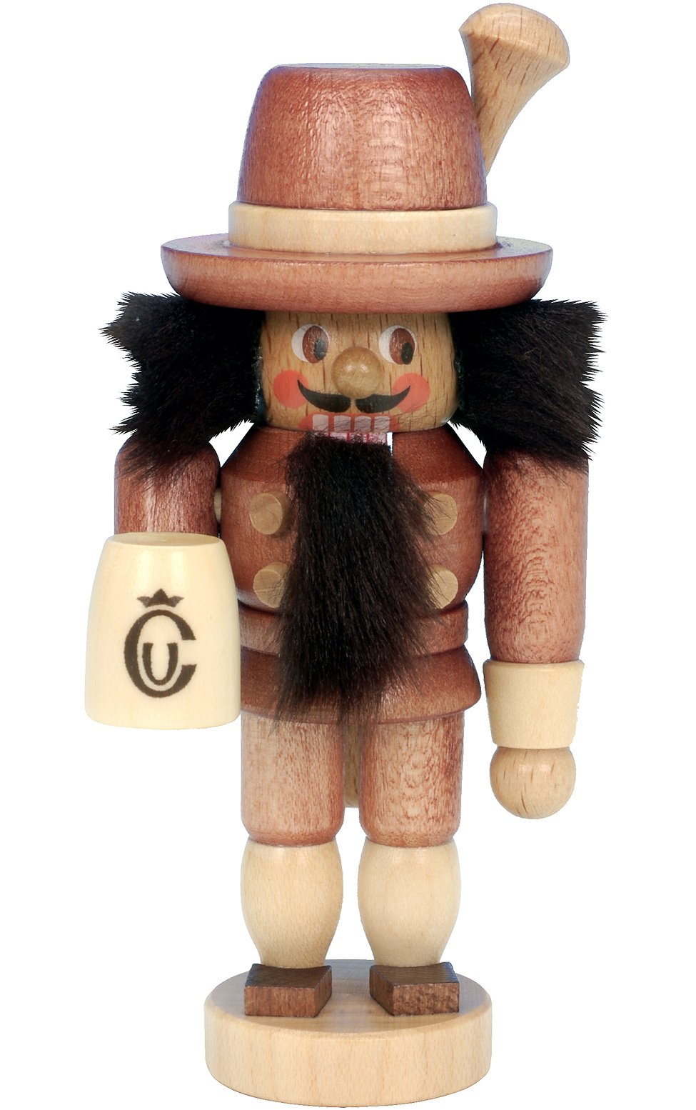 Alexander Taron Importer 13-0508 Christian Ulbricht Mini Nutcracker-Bavarian-4' H X 2' W X 2.25' D, Brown