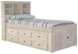 American Furniture Classics Solid Pine Adjustable, Twin, Light Ash