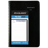 AT-A-GLANCE 2026 Planner, Daily, Open Scheduling, 5 x 8, Small, DayMinder, Black (SK460026)