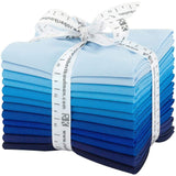 Kona Cotton Fat Quarter Bundles 12 Pcs Waterfall