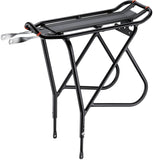 Ibera Bike Rack - Bicycle Touring Carrier with Fender Board, Frame-Mounted for Heavier Top & Side Loads, Height Adjustable for 2