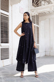 Gosriki Women'S Rayon Viscose A-Line Printed Kurta With Palazzo (Rawana Black-Gs_L_Black_Large),Black,,B0F13S1YLS