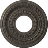 Ekena Millwork CMP10CODST Cole Thermoformed PVC Ceiling Medallion (Fits Canopies up to 4 1/4), 10OD x 3 1/2ID x 3/4P, Universal 