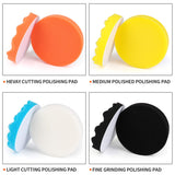 Kshineni Car Buffer Pads 6 Inch Buffing Polishing Pads, 11 Pcs Drill Buffing Kit, Auto Polisher Pads Car Foam Drill for Automoti