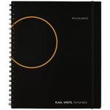 ATAGLANCE Plan. Write. Remember. Undated Planning Notebook with Reference Calendars, Black, Large, 8 1/2inch x 11inch, 7062090527