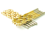 10PCS, 1/16, Titanium Drill Bits