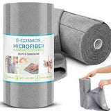 MERCEHIVE Microfiber Cleaning Cloth Roll 20 Pack 25x25 cm TearAway Reusable Kitchen Towels Soft LintFree Multipurpose Cleani