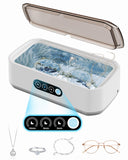 Smart Ultrasonic Jewelry Cleaner - Powerful Portable Ultrasonic Cleaner for Glasses, Rings, Watches, Dentures, high Capacity 650