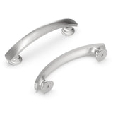 Hickory Hardware P2148-SS American Diner Cabinet Pulls - 1 Pack Appliance Pull 18 Inch Center to Center - Hardware for Doors & D