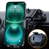 hitolza Ultra Stable Phone Holders for Your Car [Powerful & 360 Adjustable Suction Cup] Universal Car Phone Holder Mount Long Ar