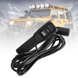 83665 Winch Hand Held Remote Compatible with Ford Ram Power Wagon Winch Remote Control Plug-in 12 Foot Connector Cable Wire for 