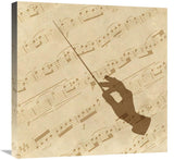Music - Conductor-Canvas Art-24X24