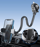 APPS2Car Car Phone Holder Mount Gooseneck Dashboard Windshield Suction Cup Phone Mount Anti-Shake Stabilizer Phone Car Cradle Co