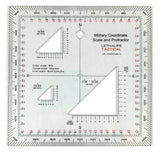 Military Protractor Perfectly cut for Land Nav