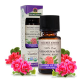 Nature's Answer 100% Pure Organic Essential Oil Blend, 0.5-Ounce, Geranium/Sage