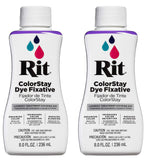 Rit Dye RIT COLORSTAY, 8 fl oz, Dye Fixative (2Pack)