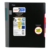 Five Star Advance Spiral Notebook, 3 Subject, College Ruled Paper, 150 Sheets, 11inch x 81/2inch, Color Selected For You (06324)