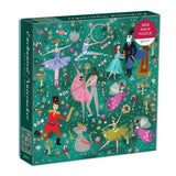 Galison Enchanted Nutcracker 500 Piece Puzzle from Galison - Colorful and Whimsical Illustrated Jigsaw Puzzle of The Beloved Hol