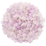 500 pcs Natural Chip Stone Beads, Amethyst Jade 5-8 mm Irregular Gemstones Healing Crystal Loose Rocks Bead Hole Drilled for Jew