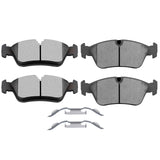 SCITOO Ceramic Brake Pads, 4pcs Front Brake Pads Brakes Kits fit for BMW 318i,318is,318ti,3i,323Ci,323i,323is,325Ci,325i,325is,3