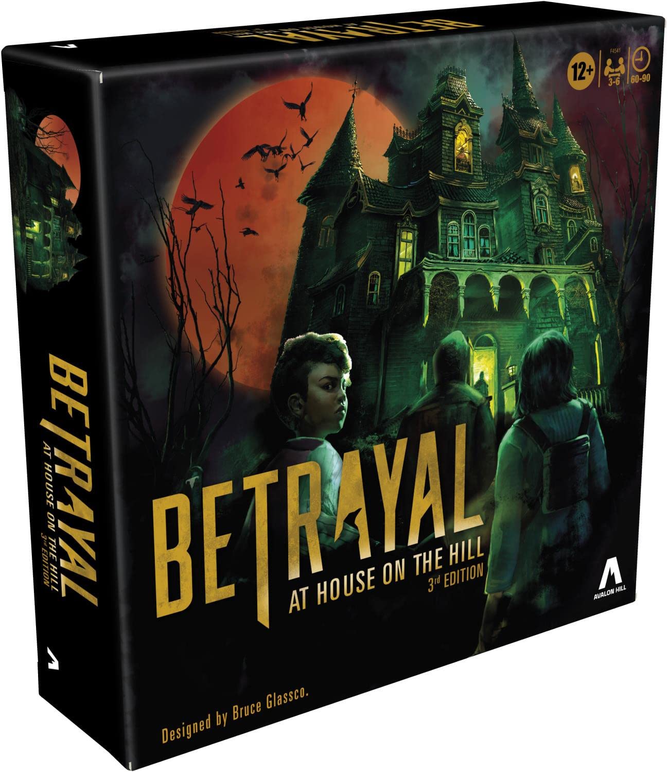 Avalon Hill Hasbro Gaming Betrayal At The House On The Hill 3Rd Edition Cooperative Board Game,Ages 12 And Up,3-6 Players,50 Chi