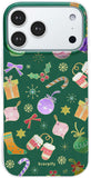 SCORPIFY for iPhone 17 Pro Max Case [Compatible with MagSafe] with Merry Christmas Holly Wishes, Cute Green Magnetic Phone Cover