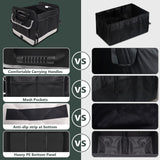 AOPHY Trunk Organizer for Car, 95L Large Capacity Storage with Non-Slip Bottom Strips and 2 Retractable Straps, Cargo Organizer