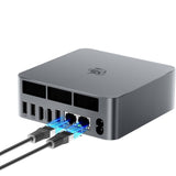 Beelink EQR5 Mini PC, AMD Ryzen 5 5650U(7nm, 6C/12T) up to 4.2GHz, Mini Computer 16GB DDR4 RAM 500GB PCIe3.0x4 SSD, Micro PC 4K@