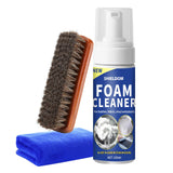 SHIELDOM Car Interior Cleaner Kit Multifunctional Foam Cleaner, Clean Cars Seat Carpet Upholstery with Detailing Brush & Towel D