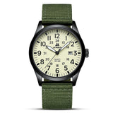 LN LENQIN Mens Watches Unisex Military Sport Nylon Strap Stylish Luminous Fashion Analog Quartz Watch for Men Waterproof Army Ta