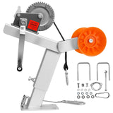 VEVOR Boat Trailer Winch Stand with Roller, 1200 lbs Winch & 2 in x 25 ft Winch Strap, Boat Winch Mount with U-Bolt for 2-3 Inch