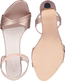 Shoetopia Womens/Girls Copper Party Slim Heeled Sandals-Eu37,Copper,4,B09GN9V8GV