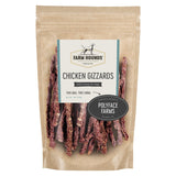 Farm Hounds - Chicken Gizzards - Premium Natural Jerky for Dogs - 100% Humanely Raised Chicken - Break-to-Size - Great for Train