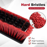 16.5 Outdoor Broom for Floor Cleaning Heavy Duty Push Broom with 53 Long Handle,Outdoor Broom for Deck,Driveway,Garage,Yard,