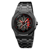 Tick Tryst Stylish Gyro Sports Analogue Men'S Wrist Watch With 360 Degree Rotating Dial (Black, Stainless Steel)