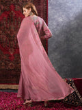 Gosriki Women'S Rayon Blend Printed Straight Kurta With Pant & Dupatta (Vice Peach-Vks02-Gs_4Xl_Peach_Xxxx-Large),Peach,4,B0D9YTR9K9