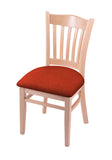Holland Bar Stool Co. 3120 18 Chair with Natural Finish and Graph Poppy Seat