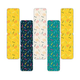 woopme Set of 5 Magnetic Abstract Line Design Bookmark for Book Lovers Readers Students Gift Magnetic Page Clips Folding