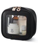EACHY Clear Makeup Bag,Waterproof TSA Approved Toiletry Bag with Zipper for Women, Make Up Organizer and Skincare Pouch, Portabl
