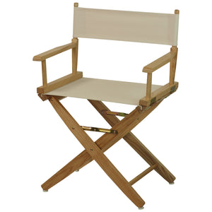 American Trails Extra-Wide Premium 18' Director'S Chair Natural Frame With Natural Canvas