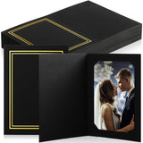 Fainne 100 Pcs Photo Folders for 4x6 or 5x7 Pictures Photo Frame Note Cards Paper Greetings Cardboard Picture Frame Inserts Card