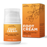 Pumice Valley Foot Cream for Dry Cracked Feet and Heels - Natural Moisturizer, Corn, Calluses Treatment - Skin, Body Lotion, Ure