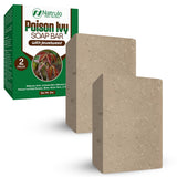 Natrulo Poison Ivy Soap Bar - All Natural Poison Ivy Treatment - Anti-Itch Skin Cleanser Bar for Poison Ivy, Poison Oak & Sumac 
