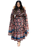 Gosriki Women'S Rayon Blend Printed Anarkali Kurta With Pant & Dupatta (Svr Black-Gs_Xxl_Black_Xx-Large),Black,2,B0DR28W4Y1