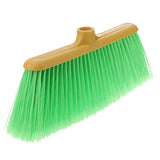 Healifty Plastic Broom Head Replacement with Thick Bristles for Household and Outdoor Cleaning Fits Standard 1.18 Inch Broom Pol